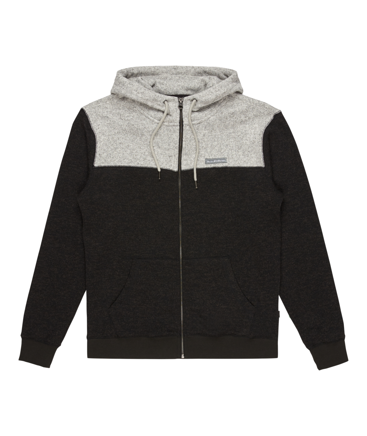 Quiksilver Keller Block Zip - Black Heather - Star Surf + Skate