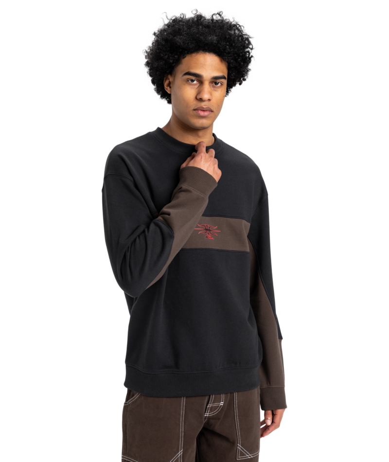 Quiksilver Mercury Devil Crew - Black - Star Surf + Skate