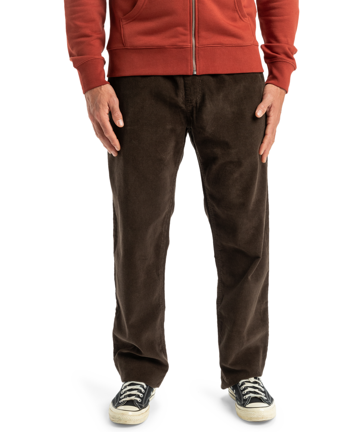 Quiksilver Taxer Cord Pant - Turkish Coffee - Star Surf + Skate