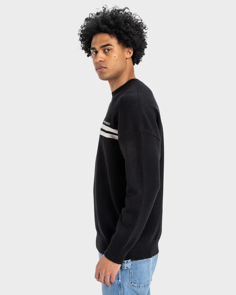 Quiksilver Tahoe Jacquard Sweater - Black - Star Surf + Skate