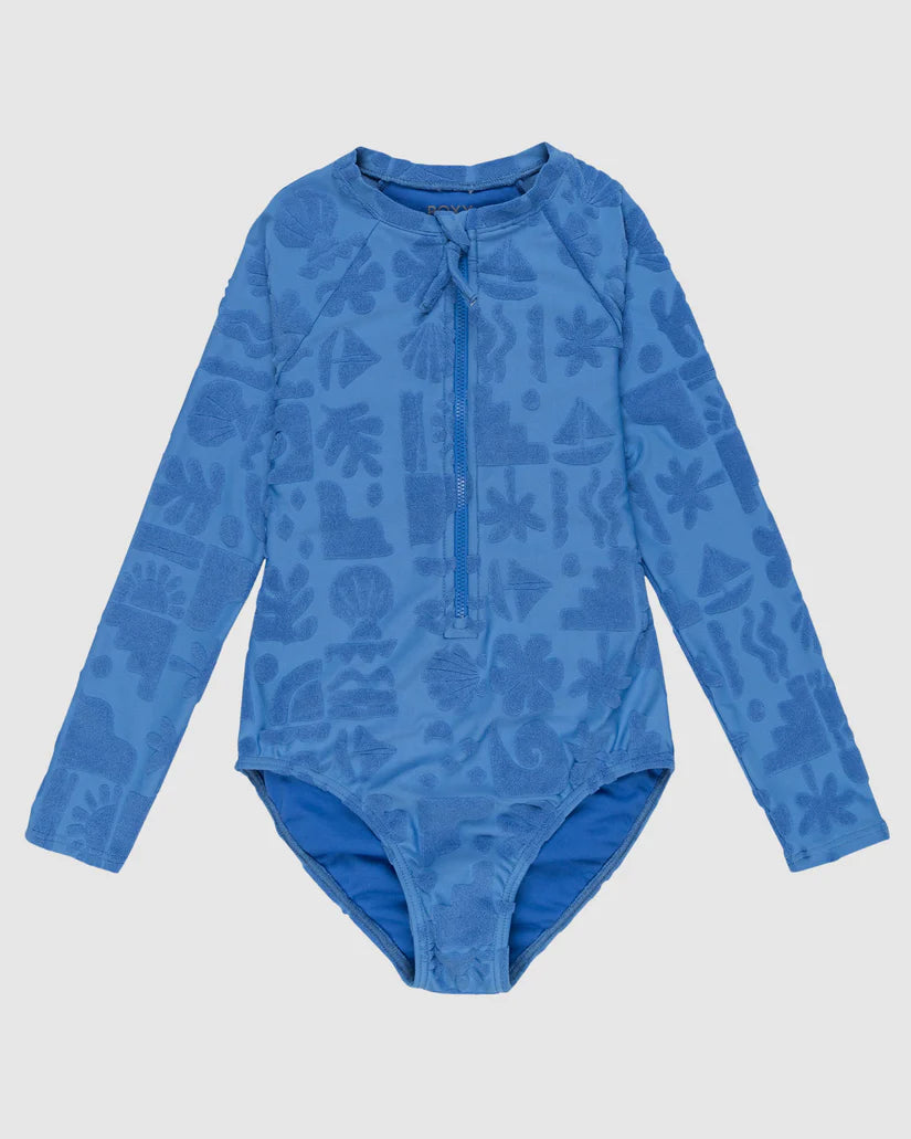 Roxy Beach Check Onesie - Nebulas Blue Beach Check - Star Surf + Skate