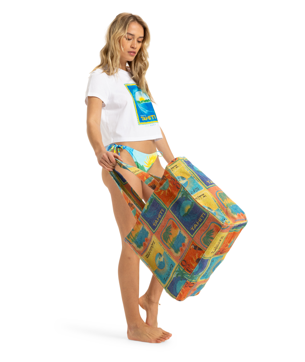 Roxy Atlas Tote - Atlas Atlas Print - Star Surf + Skate