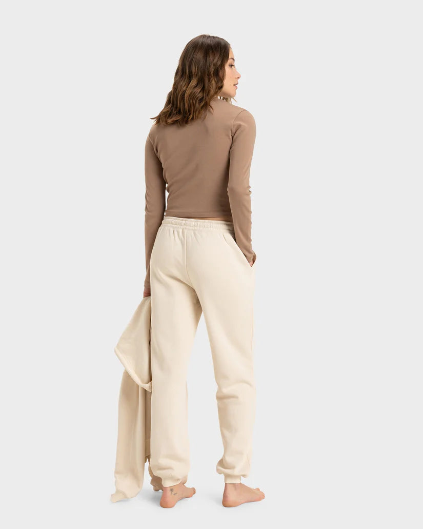 Roxy Perfect Place Pant Brushed - Parchment - Star Surf + Skate