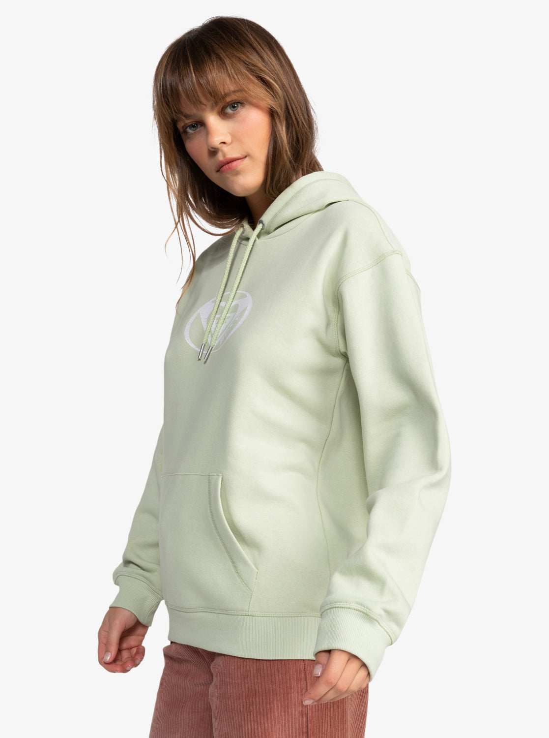 Roxy Surf Stoked Hoodie Brushed A - Laurel Green - Star Surf + Skate