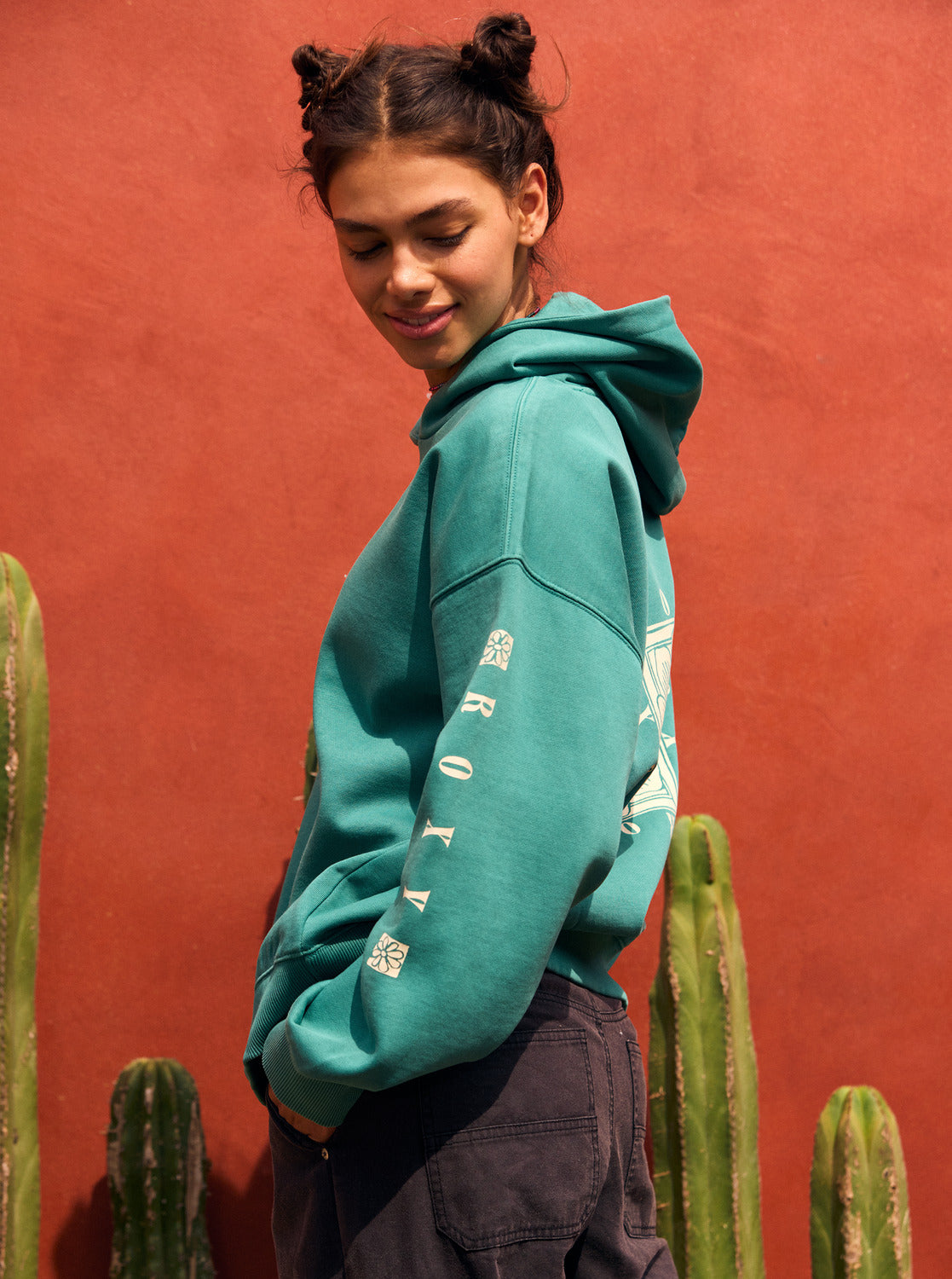 Roxy Into the Light Hoodie - Galapagos Green - Star Surf + Skate