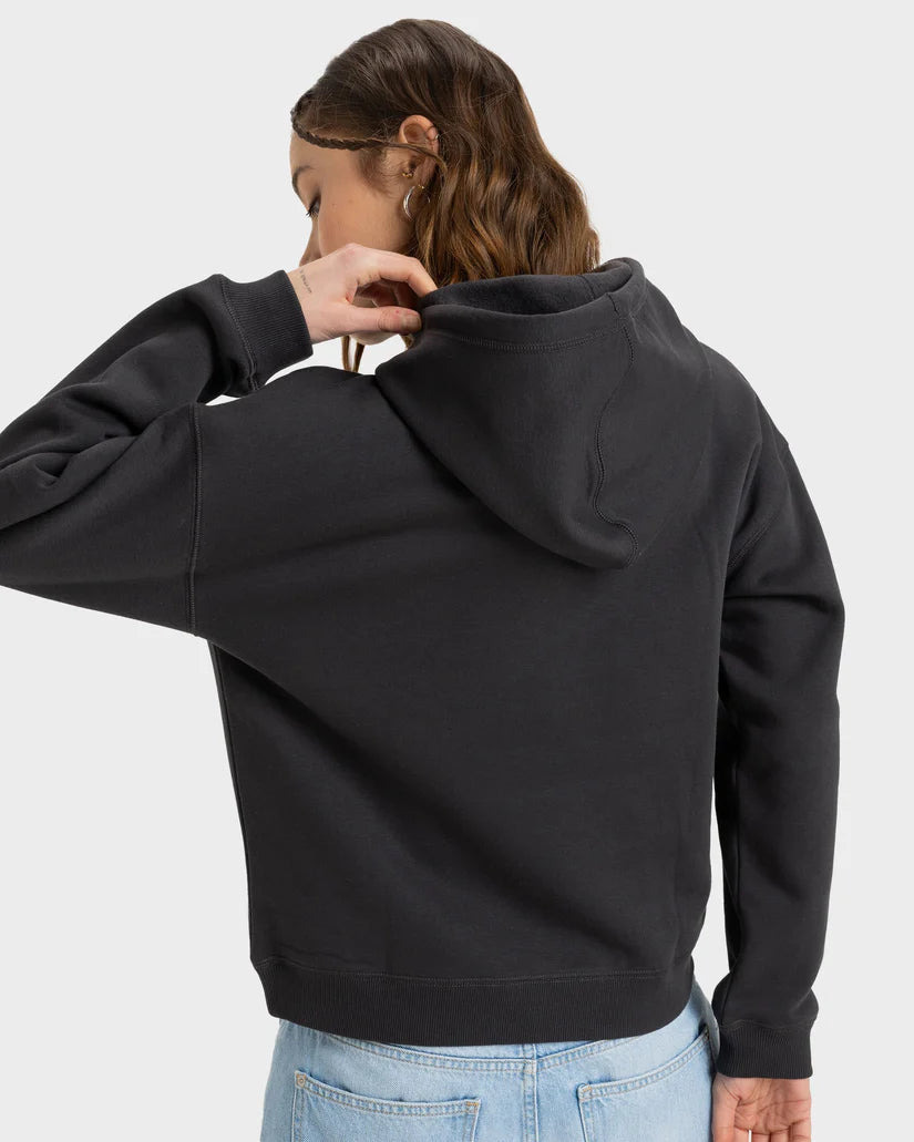 Roxy Perfect Place Hoodie Brushed - Phantom - Star Surf + Skate