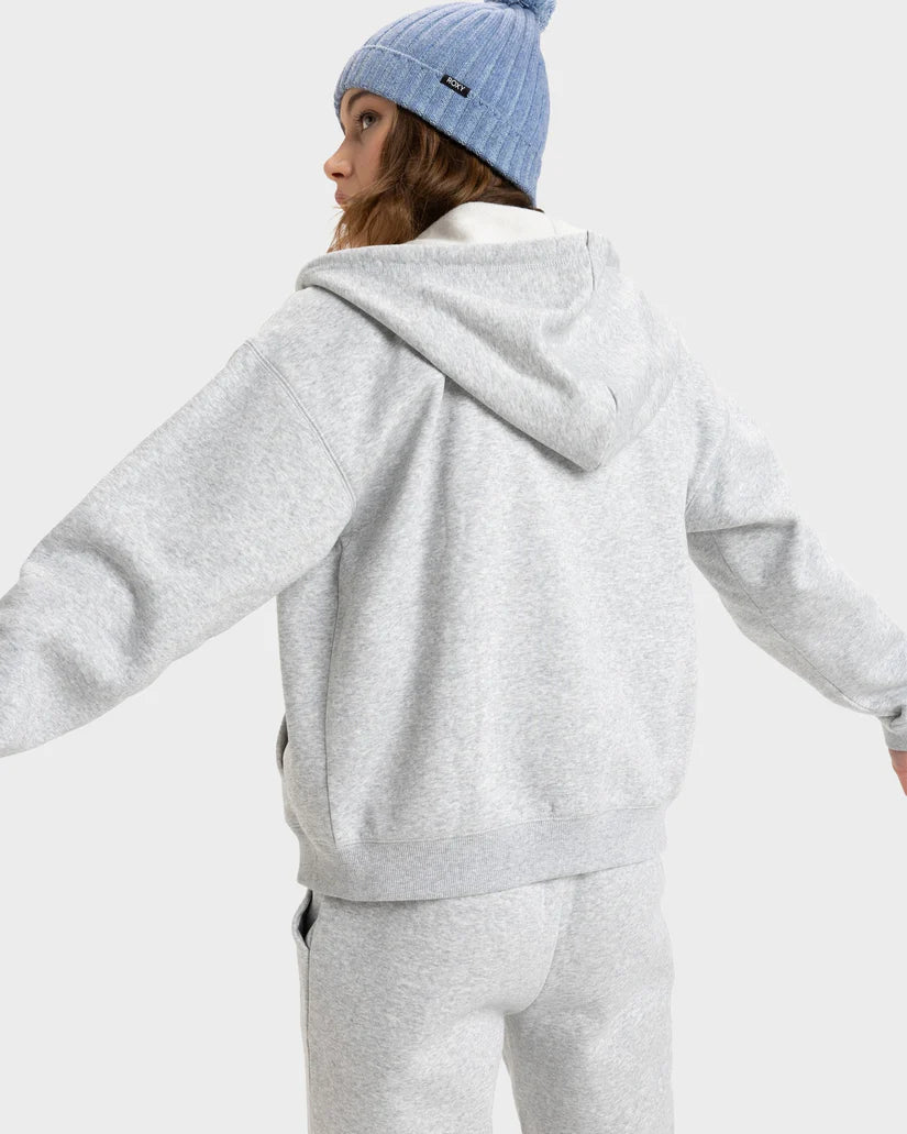 Roxy Perfect Place Zip Brushed - Heritage Heather - Star Surf + Skate