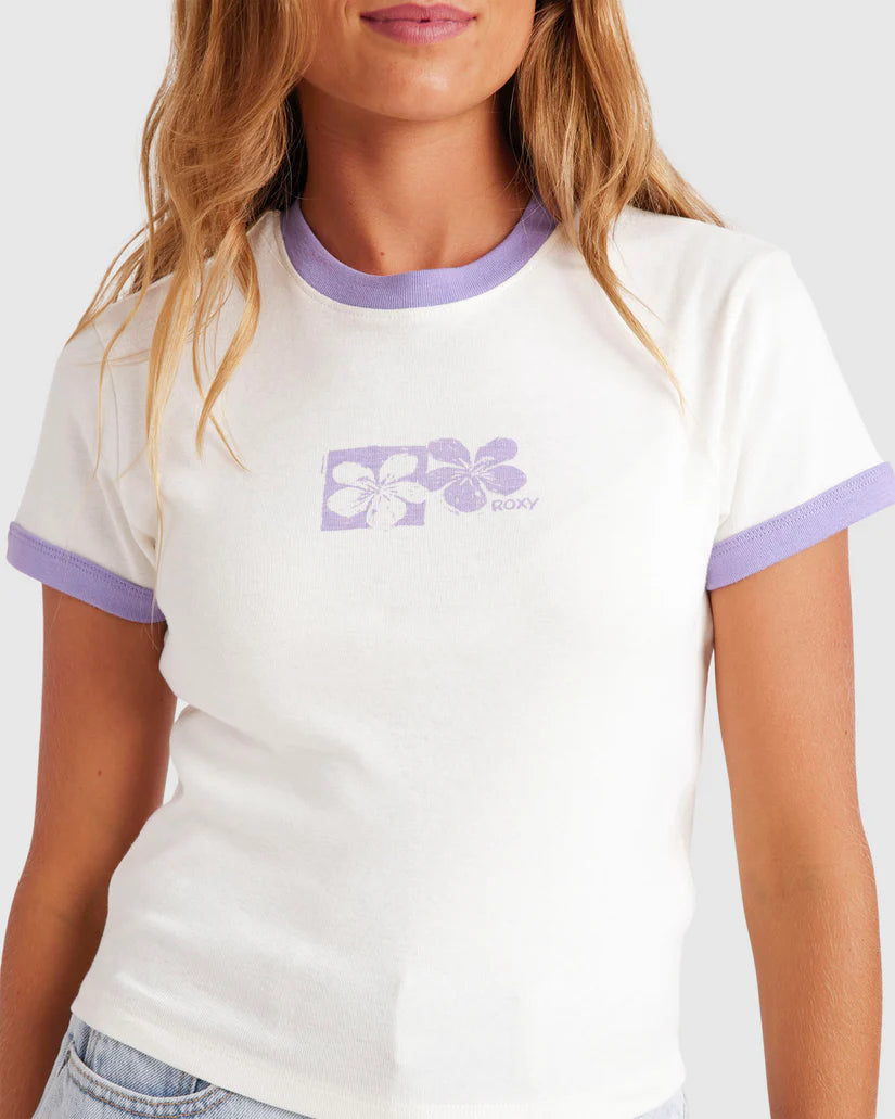 Roxy Paradise Baby Tee - Egret - Star Surf + Skate