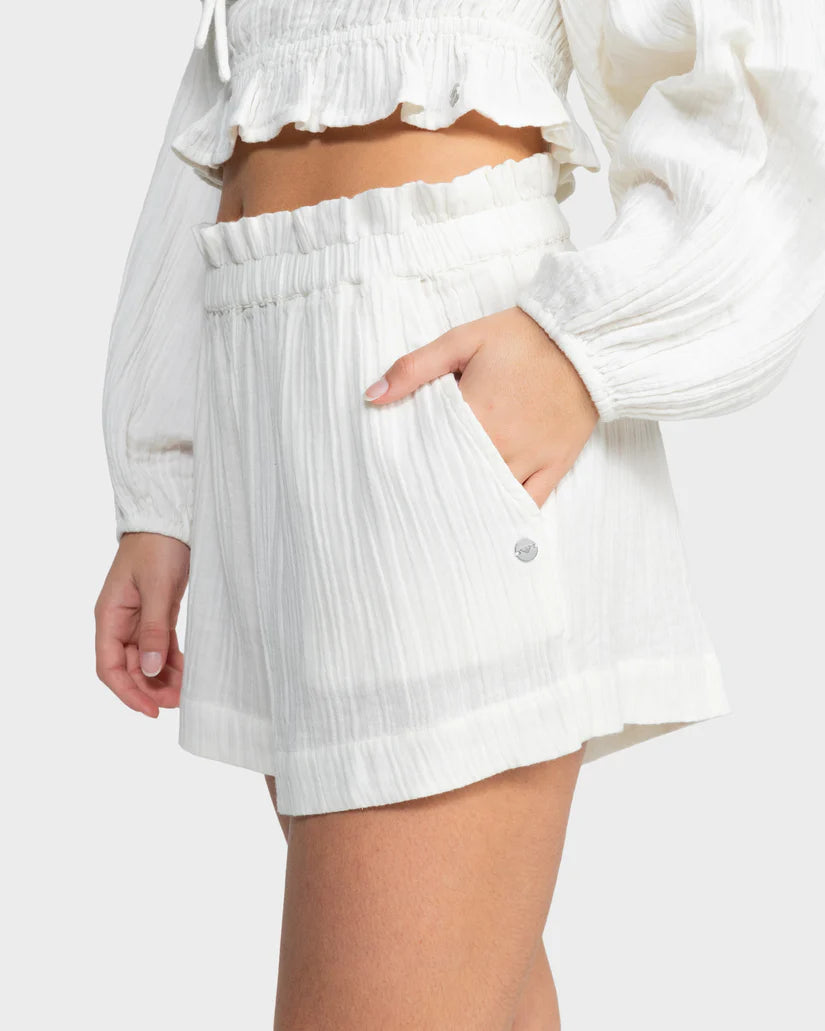 Roxy What A Vibe Short - Egret - Star Surf + Skate