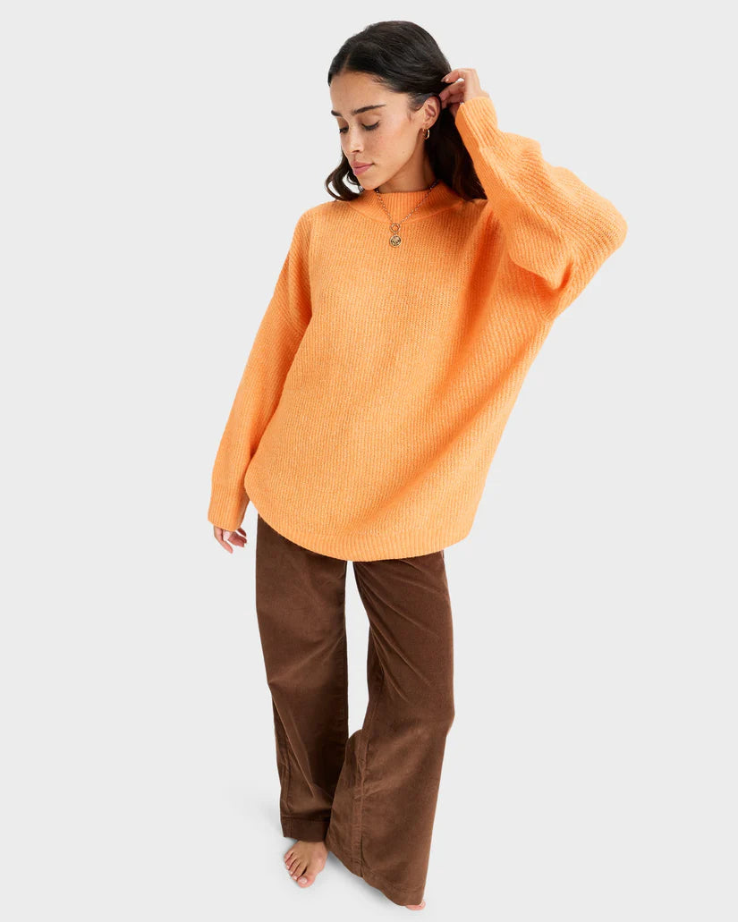 Roxy Little Dume Sweater - Nectarine