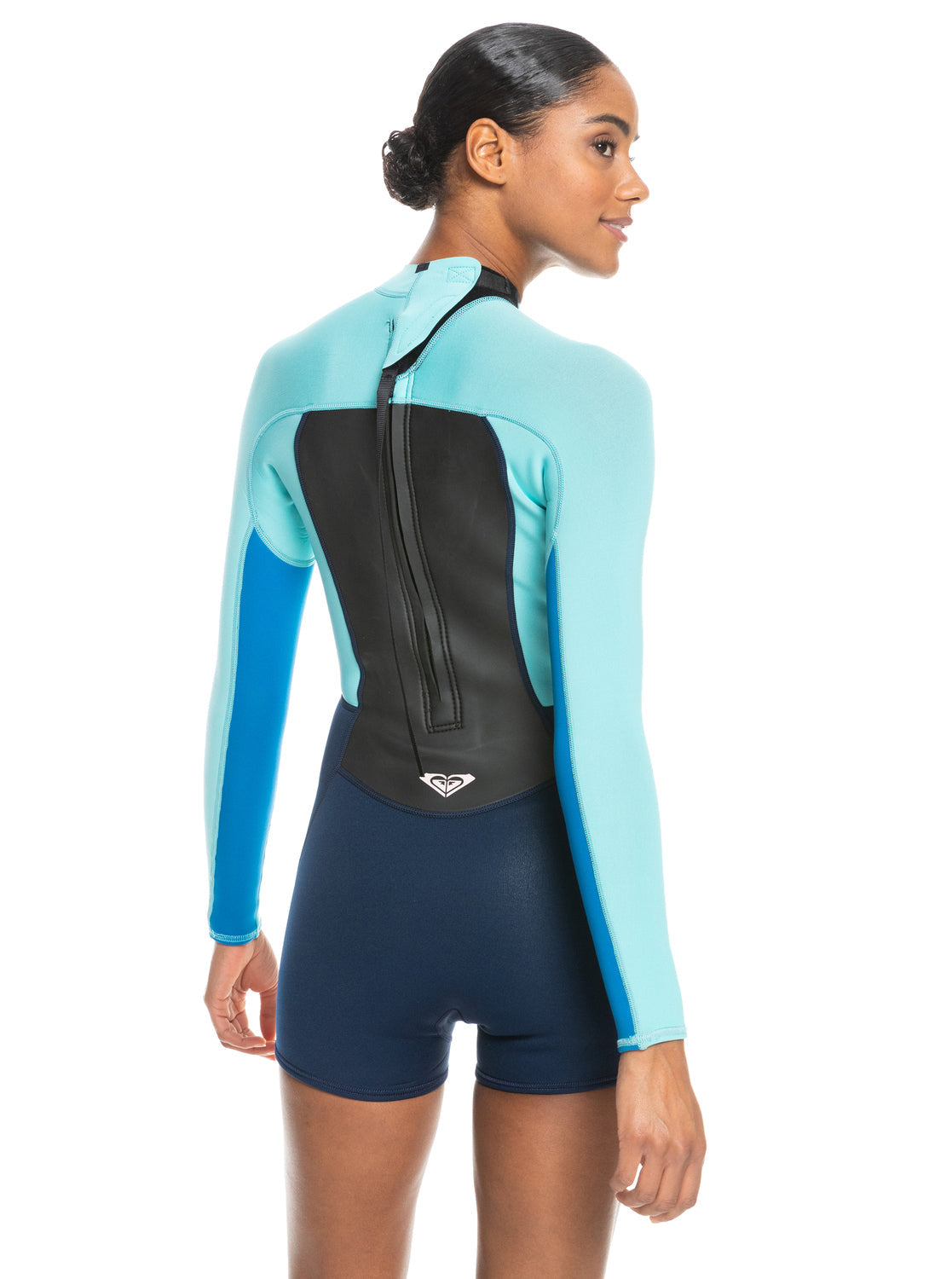 Roxy 2/2mm Prologue Back Zip LS Springsuit - Good Mood - Star Surf + Skate