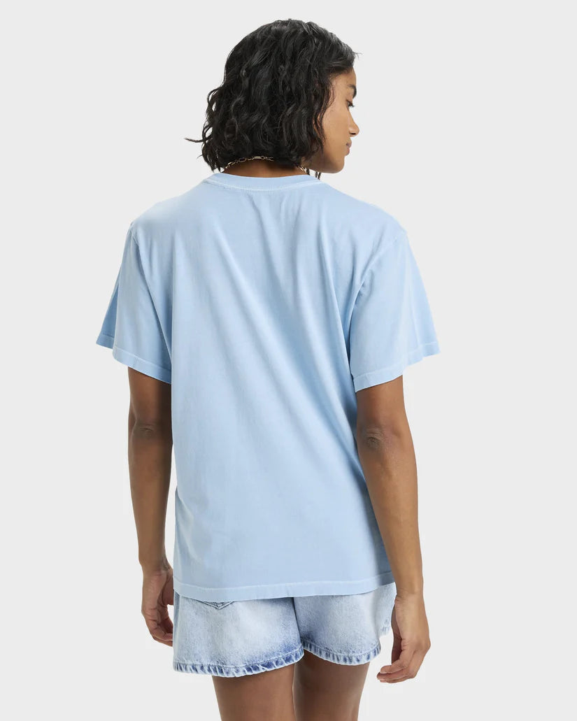 Roxy Hangloose Corpo SS Tee - Sky Blue - Star Surf + Skate