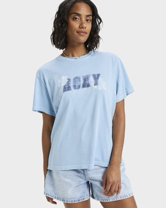 Roxy Hangloose Corpo SS Tee - Sky Blue - Star Surf + Skate