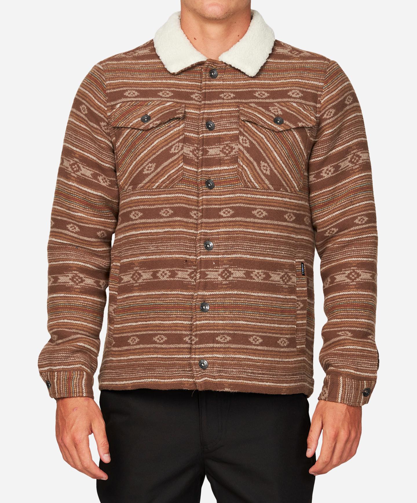 O'Neill Excursion Sherpa Lined Jacket - Khaki - Star Surf + Skate