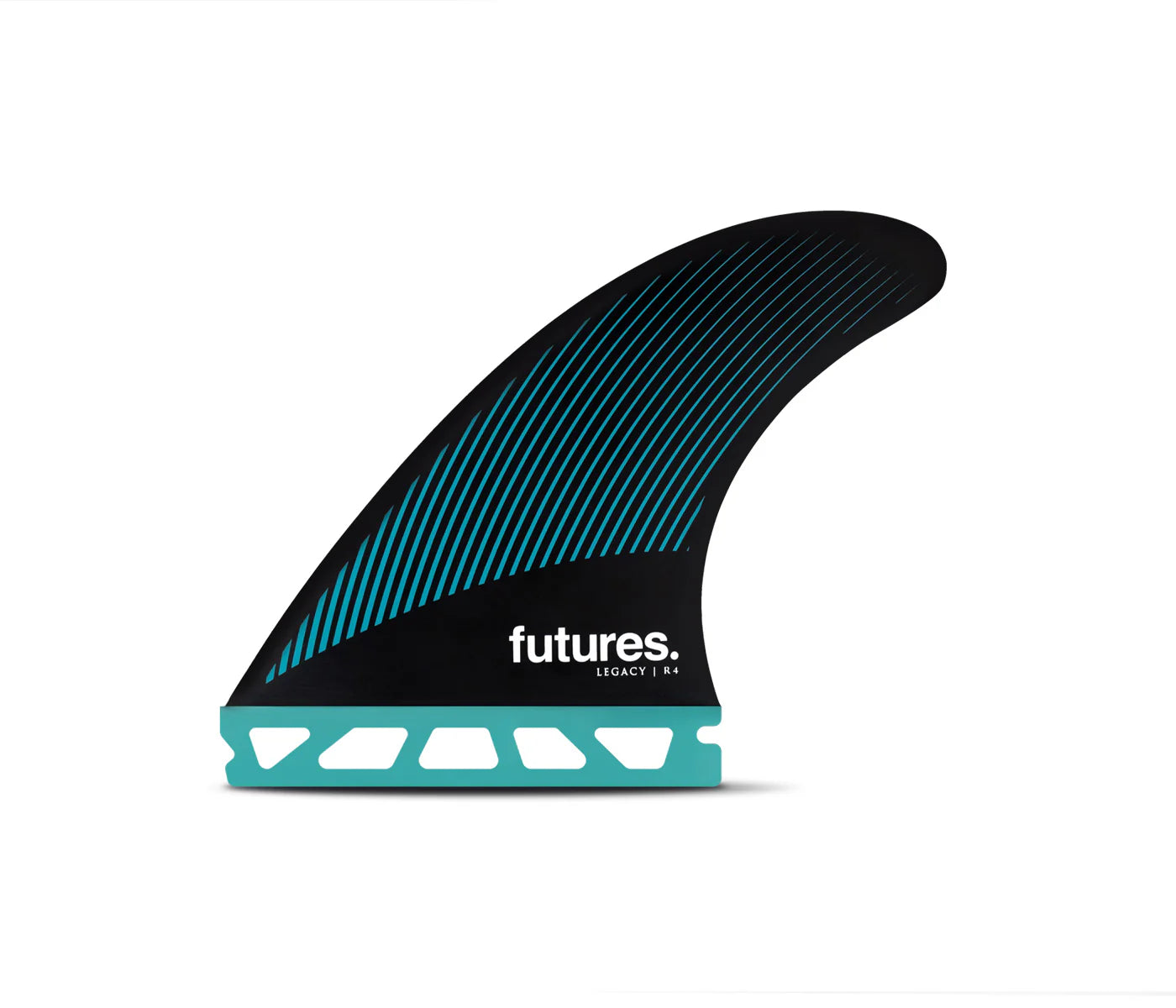 Futures R4 Legacy Rake Tri (Small) - Teal/Black