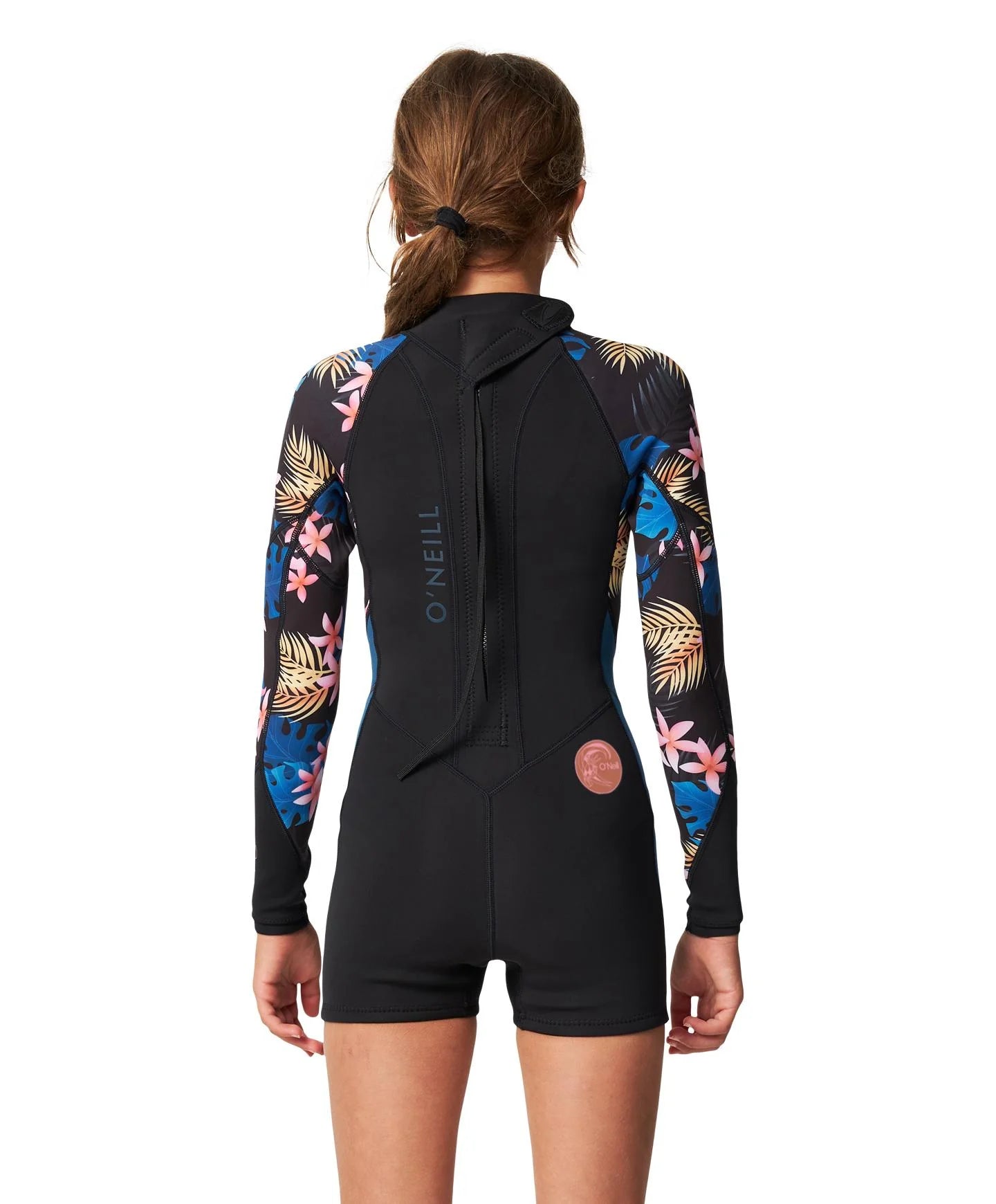 O'Neill Girls Bahia FZ LS Mid Spring 2mm - Balmy Nights - Star Surf + Skate