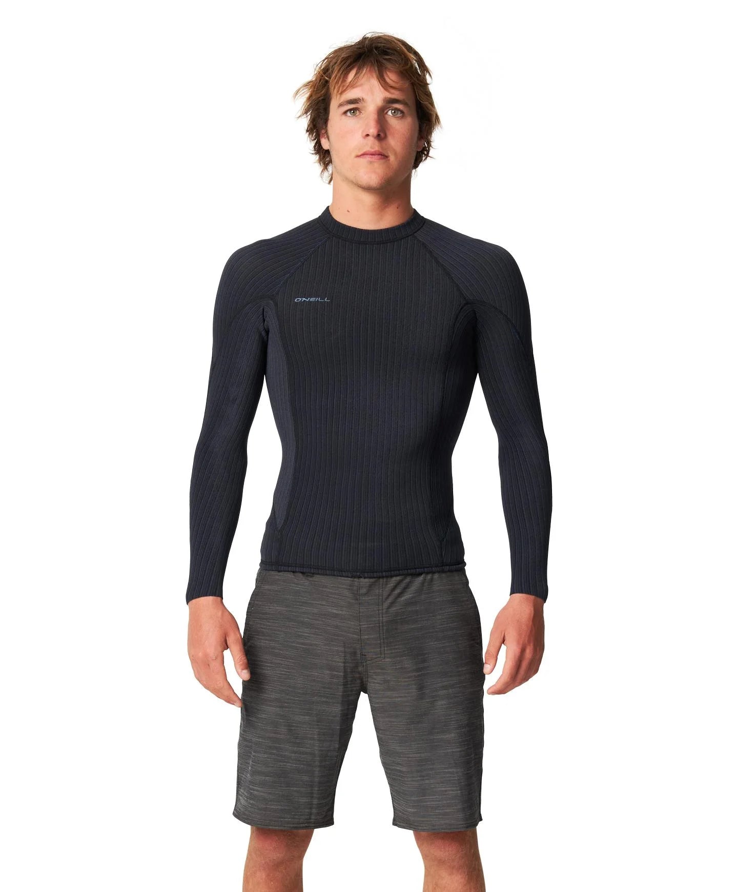 O'Neill Hyperx LS Crew 1.5mm - Black/Black - Star Surf + Skate
