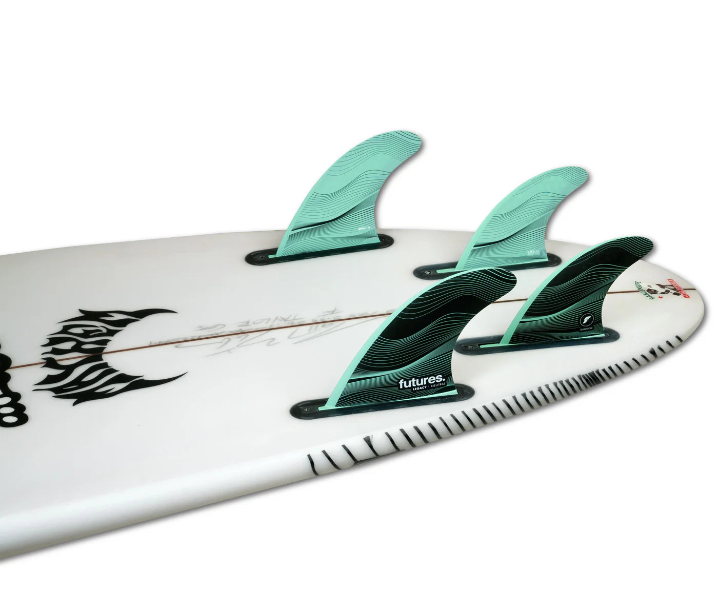 Futures F4 Legacy Quad - Green - Star Surf + Skate