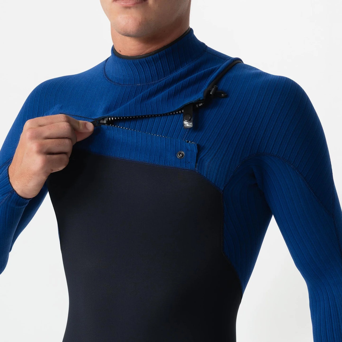 O'Neill Hyperfreak 3/2+mm Chest Zip Full Steamer - Black/Twilight Blue - Star Surf + Skate