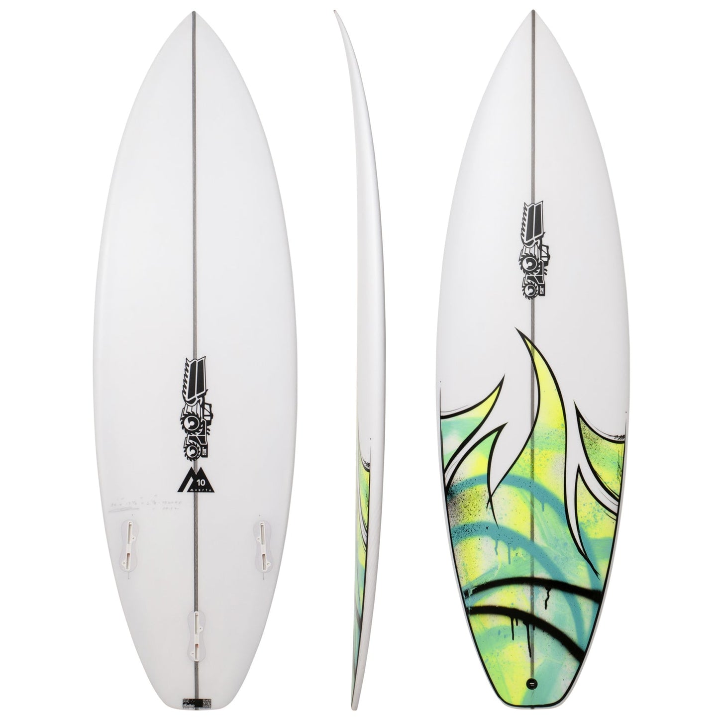 JS PU Youth Monsta 10 Squash Tail - Star Surf + Skate
