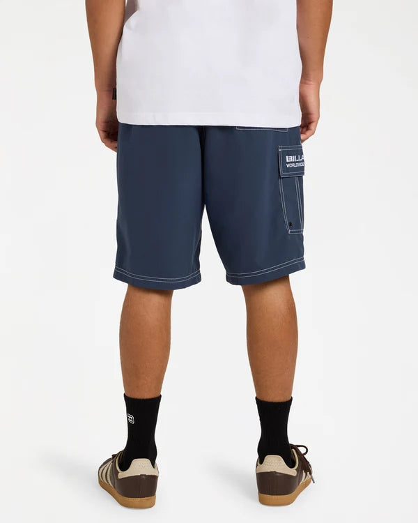 Billabong Throw On 22" Boardshorts - Dusty Indigo