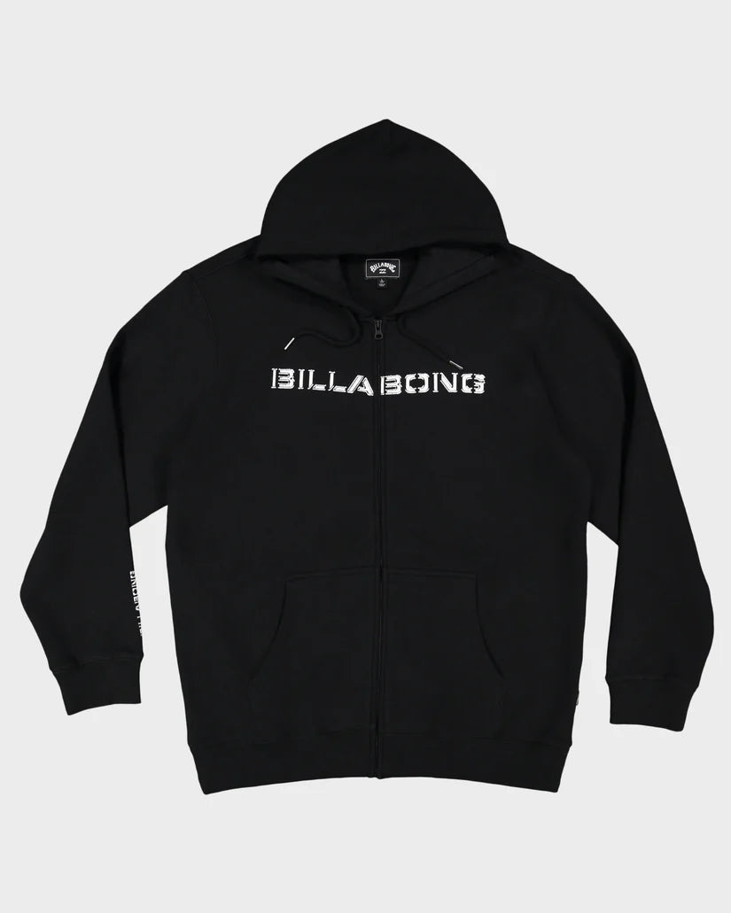 Billabong Chrome Zip Thru - Black - Star Surf + Skate