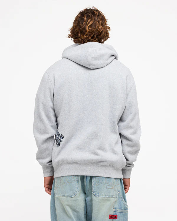 Billabong Tilt Zip Thru Hood - Light Grey Heather