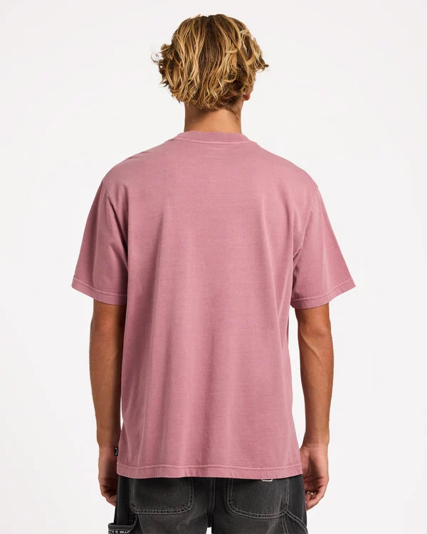 Billabong Premium Wave Wash SS Tee - Red Dahlia
