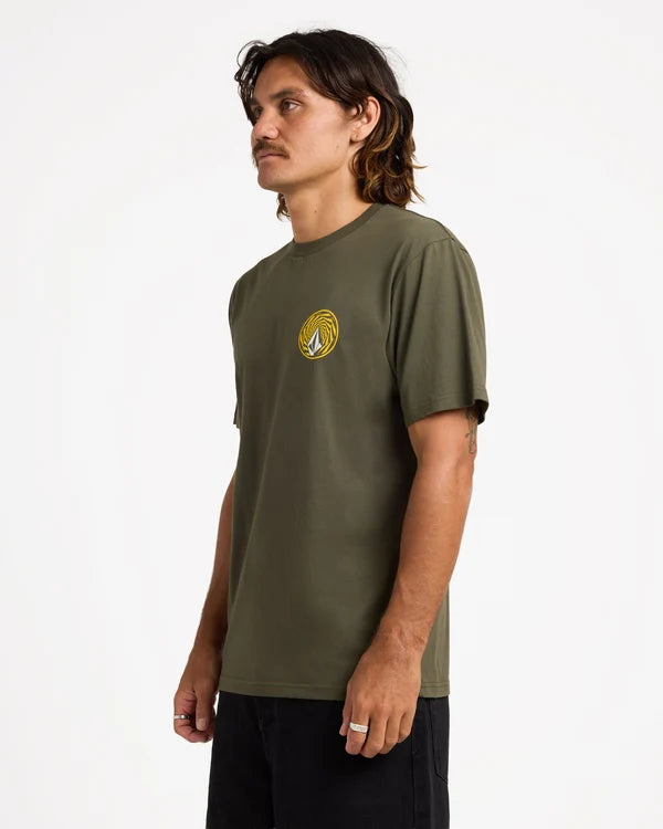 Volcom Warpstone SS Tee - Squadron Green