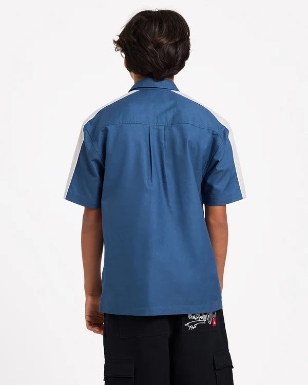 Quiksilver Genetic Yth SS Shirt - Dark Denim
