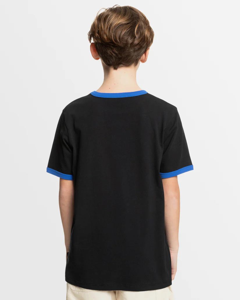 Quiksilver Flame Thrower SS Yth Tee - Black - Star Surf + Skate