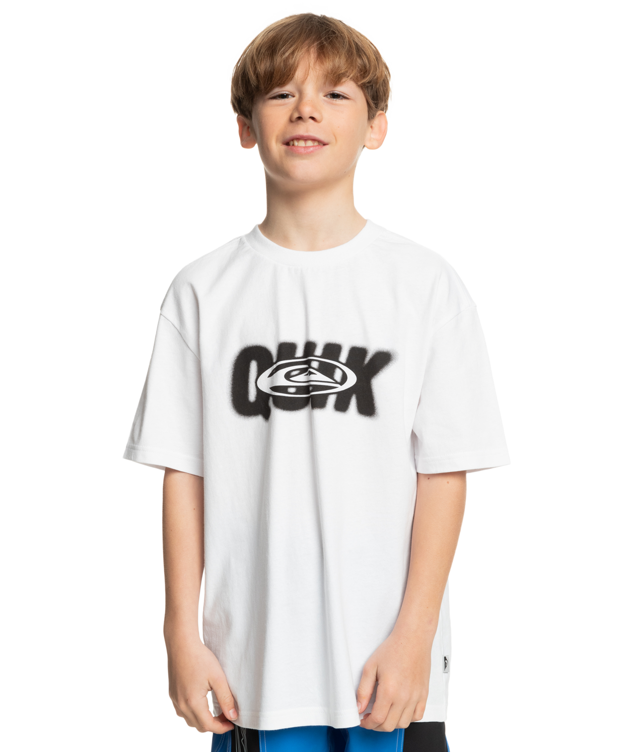 Quiksilver Quik Fade Yth SS Tee - White - Star Surf + Skate