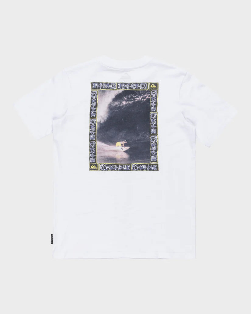 Quiksilver Sunrise Bowl SS Youth Tee - White - Star Surf + Skate