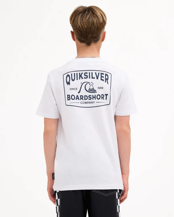 Quiksilver Grunge SS Youth Tee - White