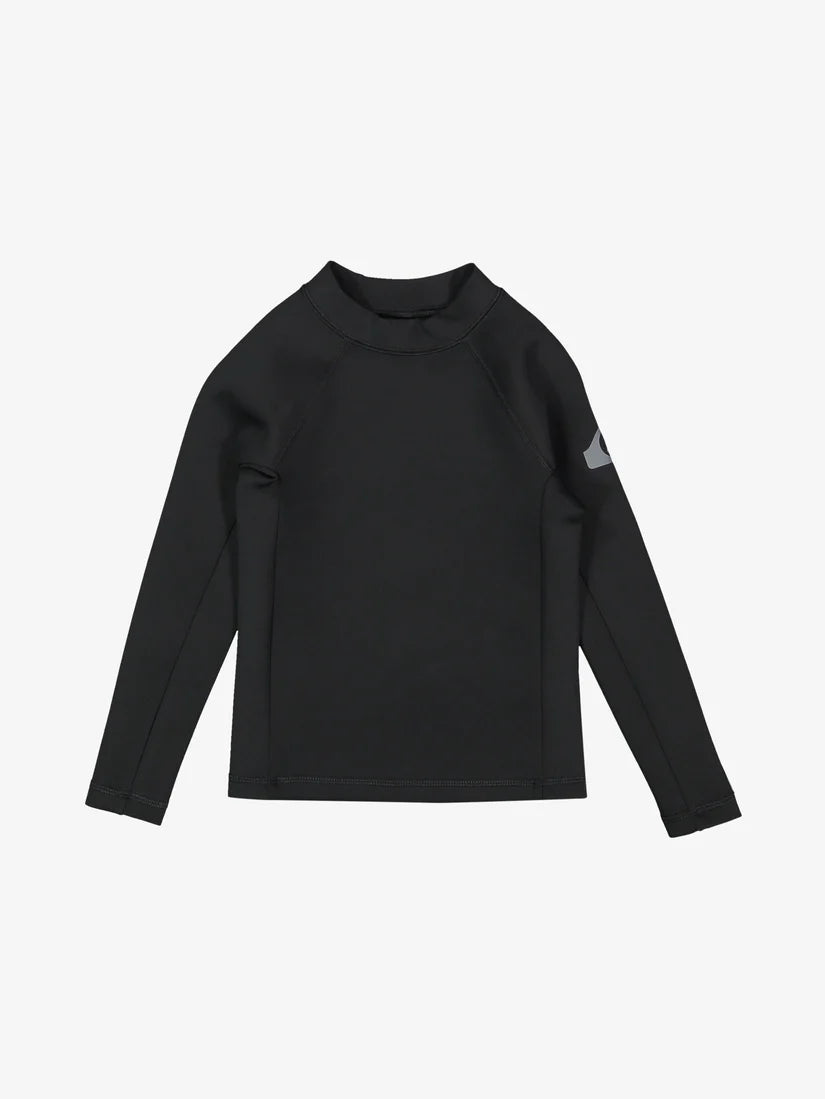 Quiksilver Everyday Heater LS Boy Rashie - Black - Star Surf + Skate