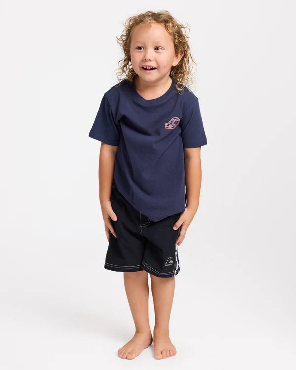 Quiksilver Blow Tale SS Tee - Mood Indigo