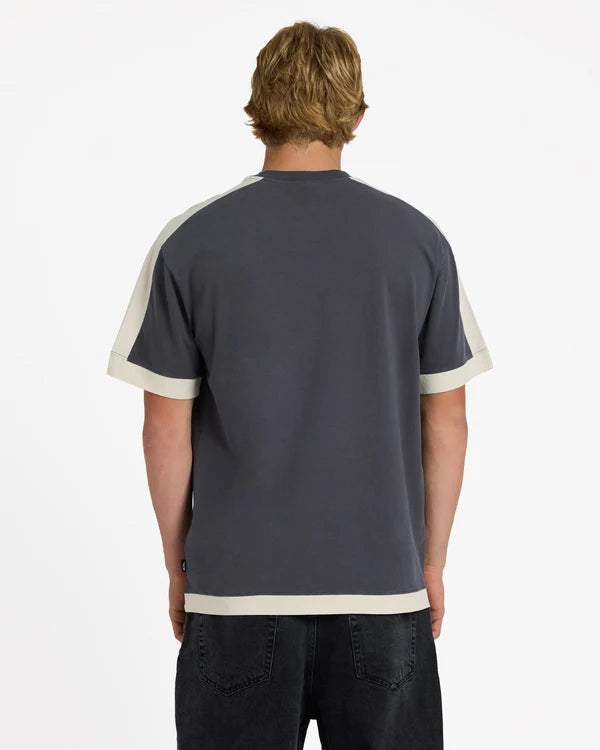 Quiksilver AV-2 Knit Top - Acid Wash/Bone White