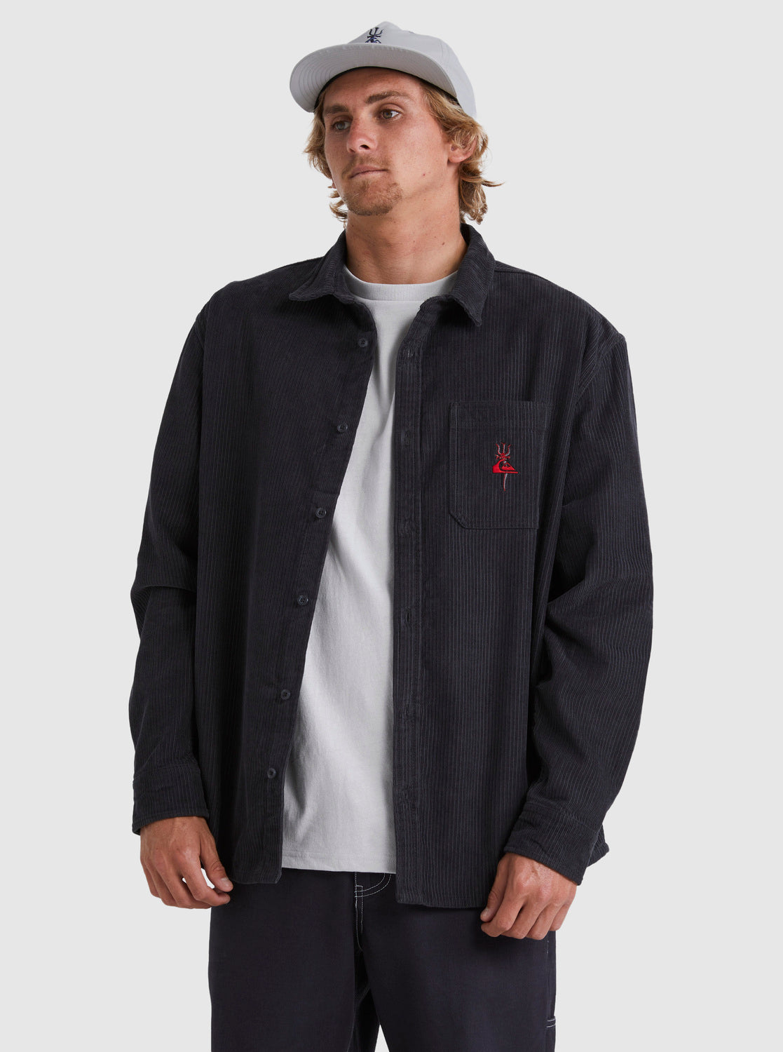 Quiksilver Tridagger Cord Shirt - Star Surf + Skate
