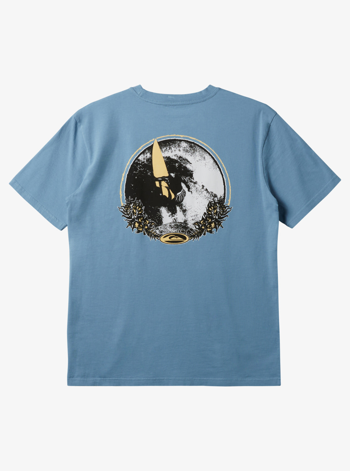 Quiksilver TC Snap SS Tee - Blue Shadow - Star Surf + Skate