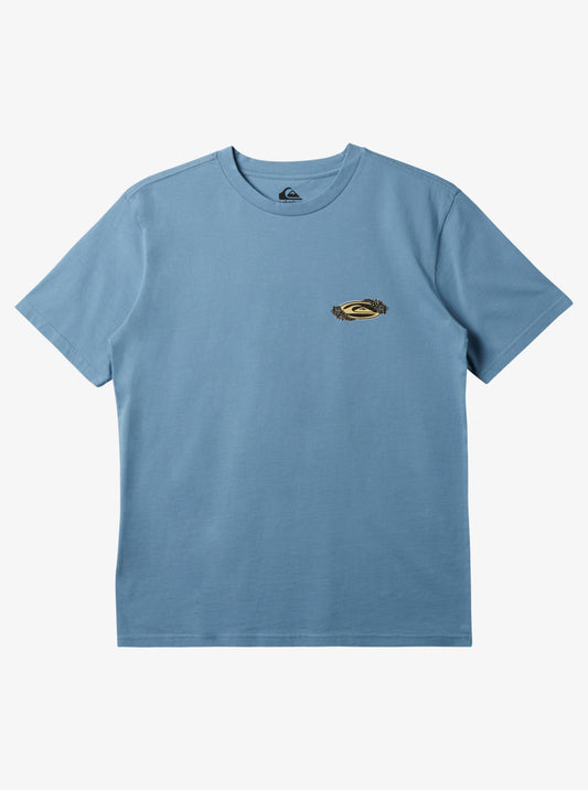 Quiksilver TC Snap SS Tee - Blue Shadow - Star Surf + Skate