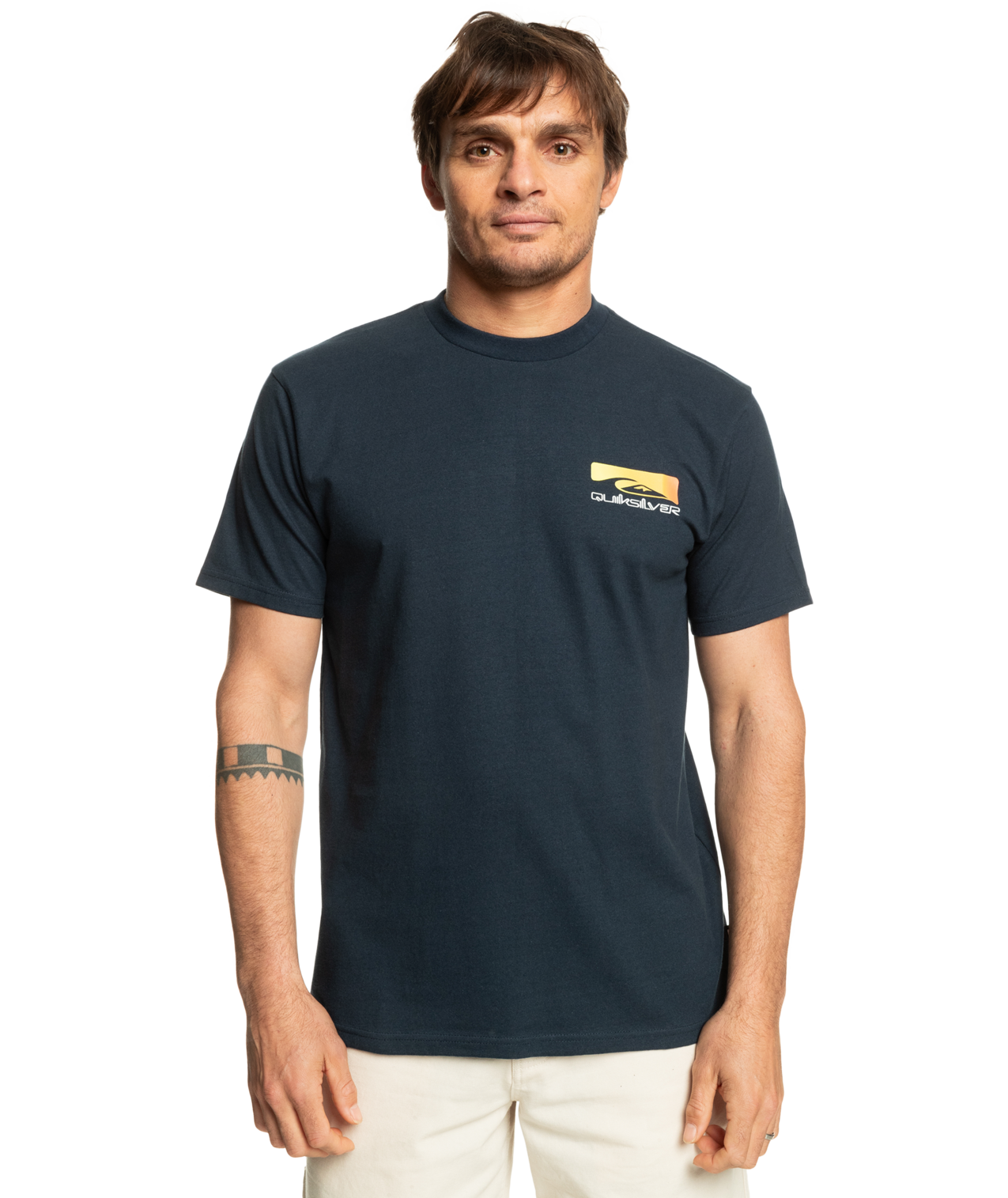 Quiksilver Shadow Cast SS Tee - Dark Navy - Star Surf + Skate