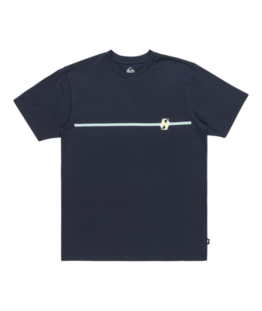 Quiksilver Bubble Stripe SS Tee - Dark Navy - Star Surf + Skate