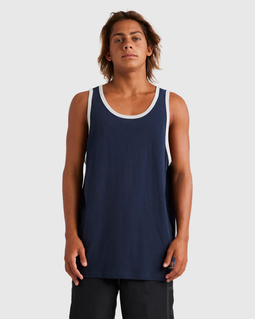 Quiksilver Hi Fi Tank - Dark Navy - Star Surf + Skate