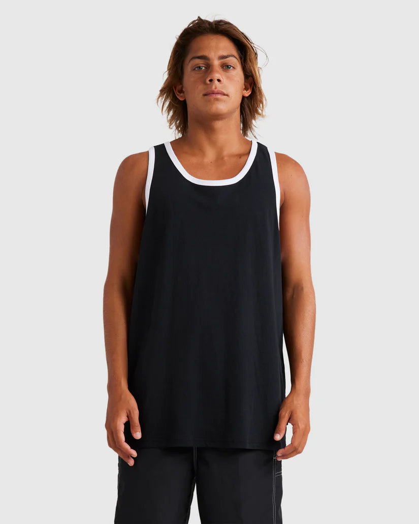 Quiksilver Hi Fi Tank - Black - Star Surf + Skate