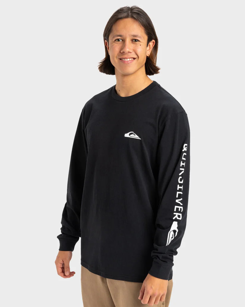 Quiksilver Big Clicker LS Tee - Black - Star Surf + Skate