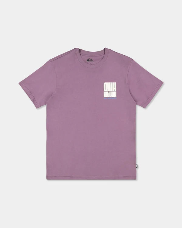 Quiksilver Collide SS Tee - Black Plum