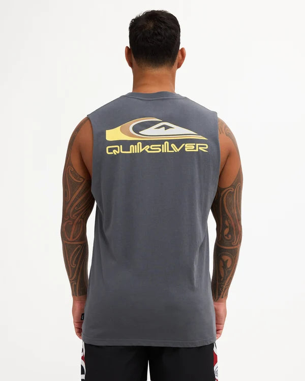 Quiksilver Tai Uru Muscle Tee - Iron Gate