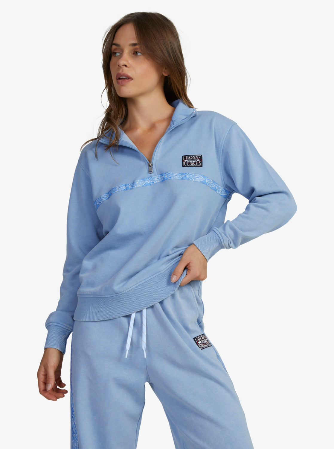 Roxy Og Roxy Half Zip - Bel Air Blue - Star Surf + Skate