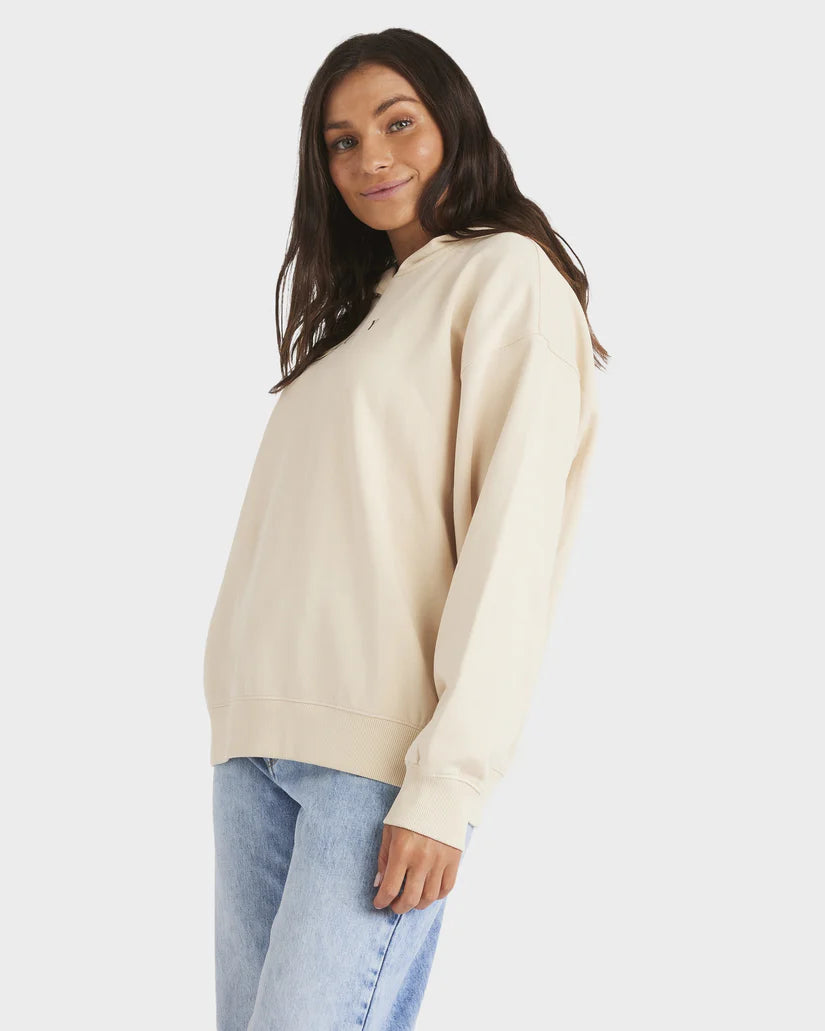 Roxy Hibiscus Haze Hood - Parchment - Star Surf + Skate