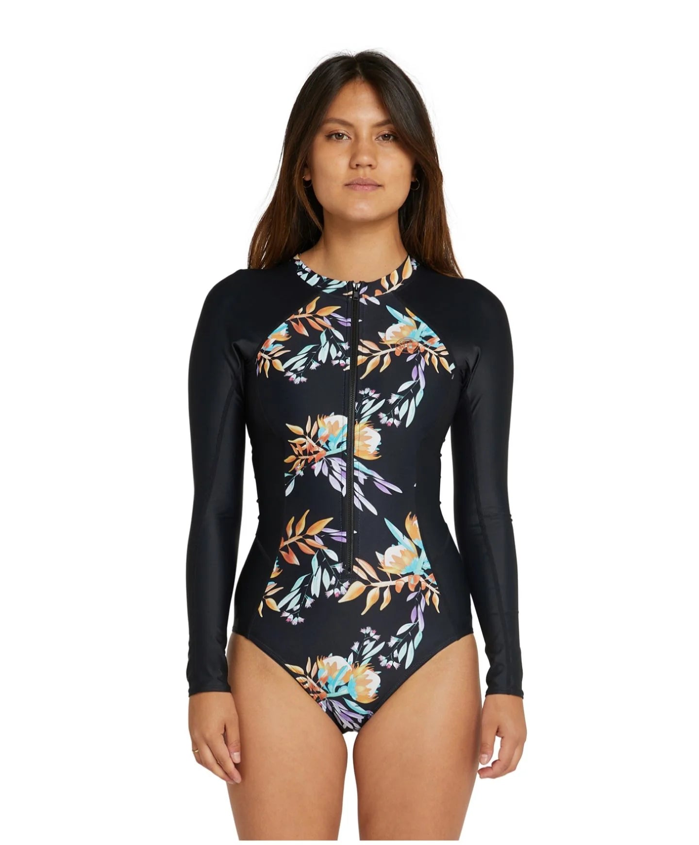 O'Neill Bahia Lycra FZ LS Surfsuit - Star Surf + Skate